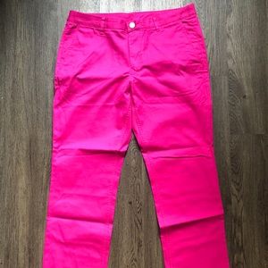 Bonobos Straight Fit Chinos in Fuchsia